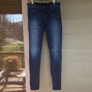 J Brand Skinny Leg Distressed Jeans